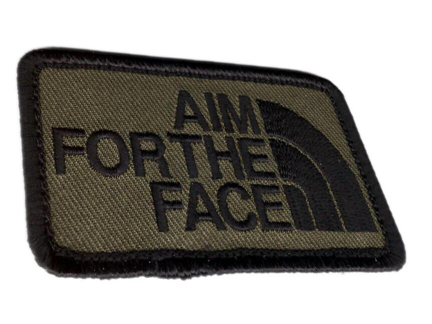 Camo Aim For the Face Guns 2A Morale Patch