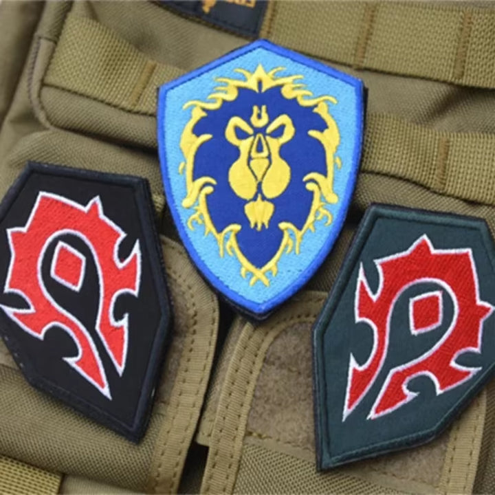 Alliance Tribe Morale Badge Embroidery Hook&Loop Patches Military Armband Tactical Accessory Backpack Decoration Sticker