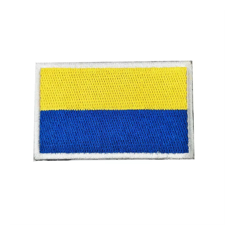 Portugal Flag Backpack Badge France Hook and Loop Embroidered Military Patches Flags Cloth Stickers Shoulder Applieque DIY