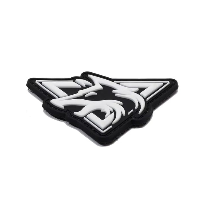 Wolf Head Morale Badge Patch PVC Luminous Tactical Armband Tactical Equipment Military Hook and Loop Patches Backpack Sticker