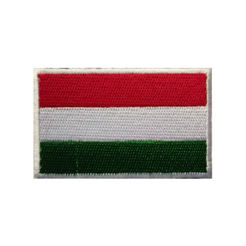 Portugal Flag Backpack Badge France Hook and Loop Embroidered Military Patches Flags Cloth Stickers Shoulder Applieque DIY