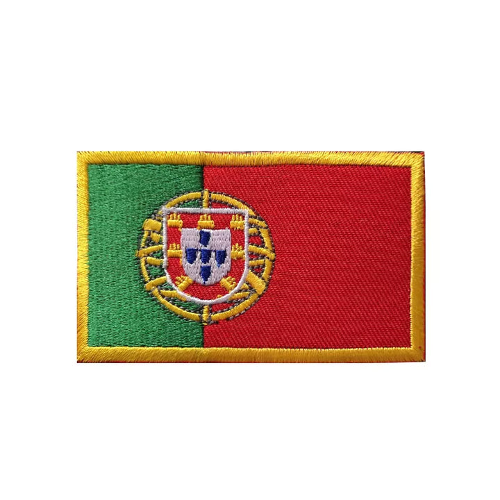 Spain Us Flag Badge Hook and Loop Embroidered Army Military Tactical Hook Patches Mexico Flags Cloth Stickers Shoulder Applieque