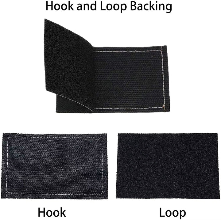 Military-grade NATO flag patch with a secure Velcro attachment for outdoor use